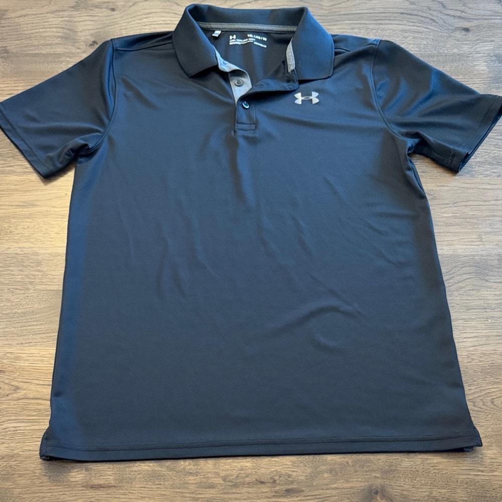 Under Armour Youth XL Black Polo